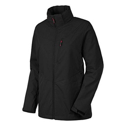 SALEWA Fanes Clastic PTX Chaqueta, Mujer, Negro, 40