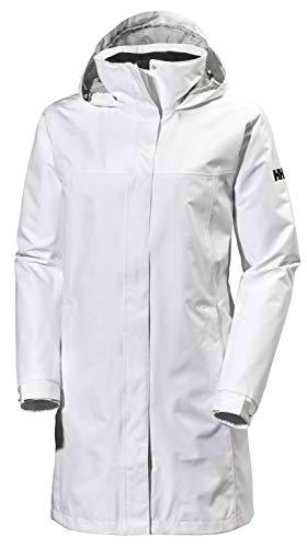 Helly Hansen W Aden Long Coat Jacket, Mujer, White, XS