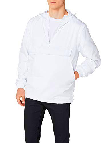 Urban Classics Basic Pullover Jersey, Blanco (White 00220)