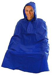 M-Wave 715153 Capa Impermeable, Unisex Adulto, Azul