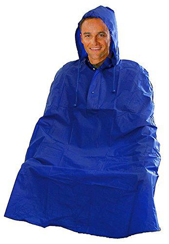 M-Wave 715153 Capa Impermeable, Unisex Adulto, Azul