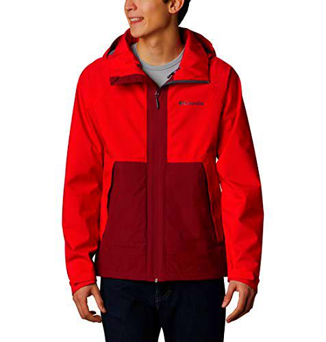 Columbia Evolution Valley Chaqueta, Hombre, Rojo (Mountain Red