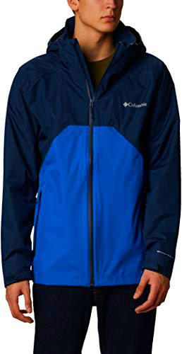 Columbia Rain Scape Jacket, Hombre, Azul (Collegiate Navy