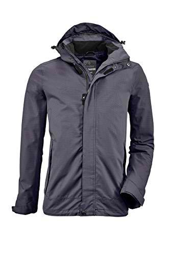 Killtec Xenios Chaqueta Outdoor para Hombre. 100% Impermeable y Transpirable, Plum, 3XL