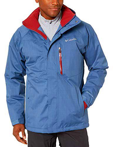 Columbia Alpine Action Chaqueta de esquí, Hombre, Azul (Dark Mountain), XS