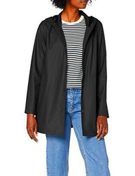 JDY JDYSHELBY Belt Raincoat OTW Noos Chaqueta, Negro