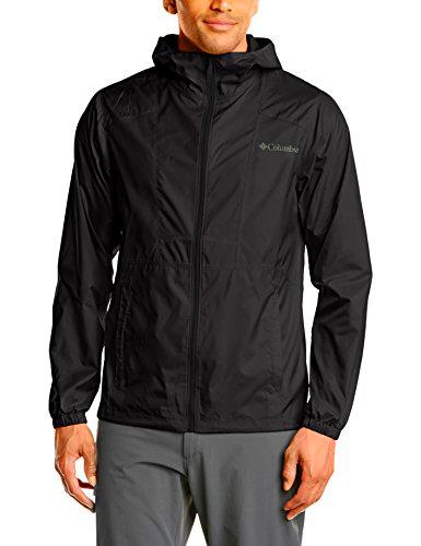 Columbia Flashback, Chaqueta cortavientos, Hombre, Negro (Black), L