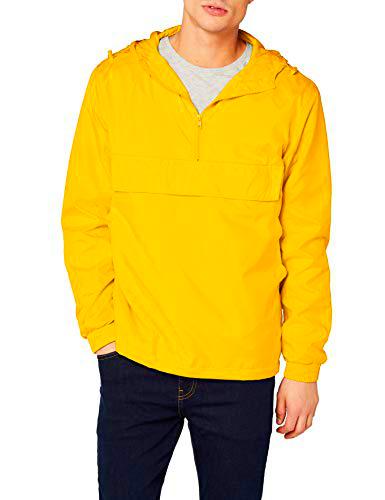 Urban Classics Basic Pull Over Jacket Chaqueta, Amarillo (Chrome Yellow 01148)