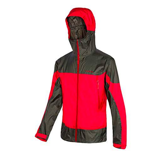 Trangoworld Rilton TF Chaqueta, Hombre, Rojo Oscuro/Sombra Oscura, L