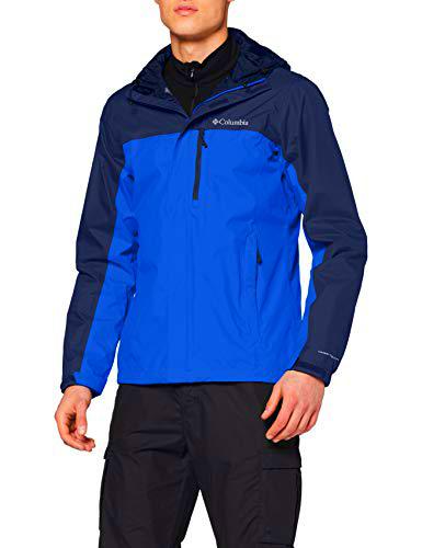 Columbia Pouring Adventure, Chaqueta, para hombre, Azul (Azul