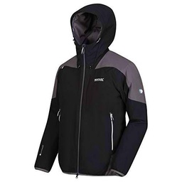 Regatta Langa - Chaqueta de Senderismo Impermeable y Transpirable con Capucha y Aislante para Hombre