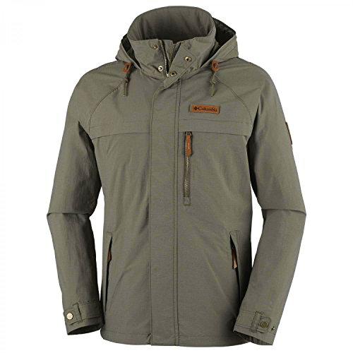 Columbia Good Ways Jacke Cortavientos, Hombre, Verde (Peatmoss), L