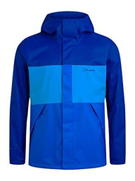 Berghaus Glennon Shell Chaqueta Impermeable, Hombre, Azul, XS