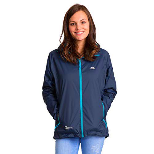 Trespass Qikpac Compact Pack Away - Chaqueta impermeable para mujer