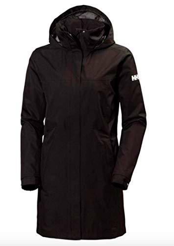 Helly Hansen W Aden Long Abrigo, Mujer, Black, XS