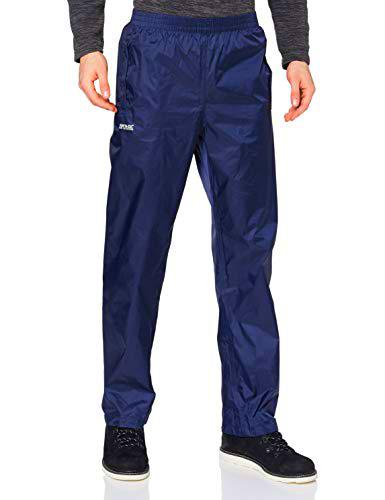 Regatta Waterproof - Pantalones para hombre, azul azul, S