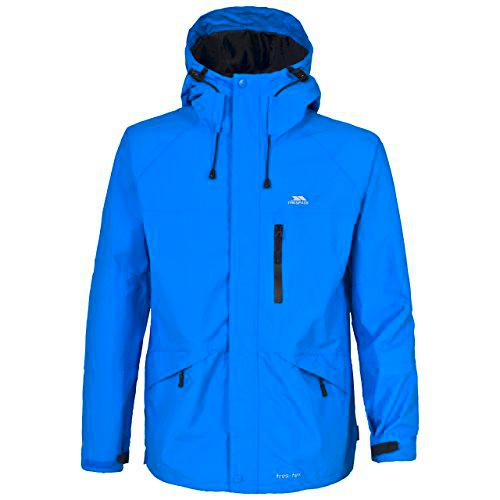 Trespass Chaqueta Corvo, azul, 3XL, impermeable, para hombre