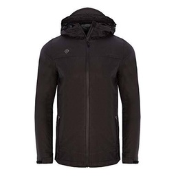 Izas Kassel Chaqueta Impermeable, Hombre, Negro, M