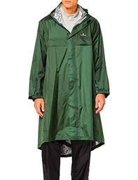 Ferrino Trekker Poncho, Adultos Unisex, Verde, SM