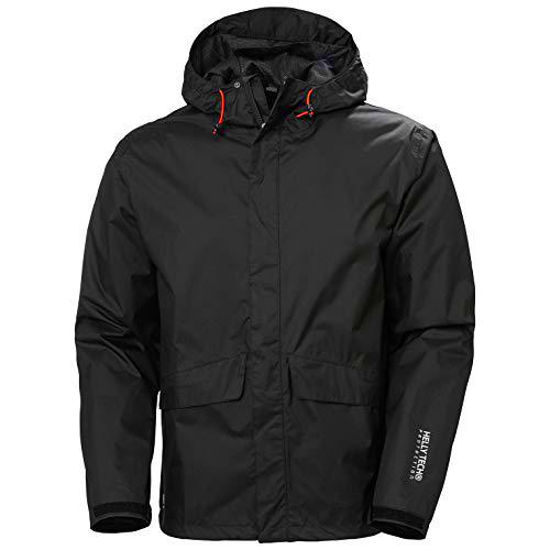 Helly Hansen 34-070127-990-M Chaqueta Impermeable, Hombre, Negro, M