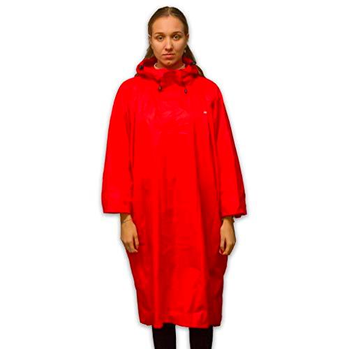 LOWLAND OUTDOOR Regenponcho Poncho de Lluvia, Rojo