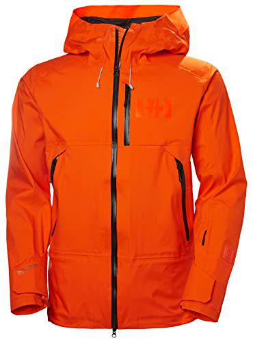 Helly Hansen SOGN Shell Jacket Hombre, 226 Bright Orange, XS