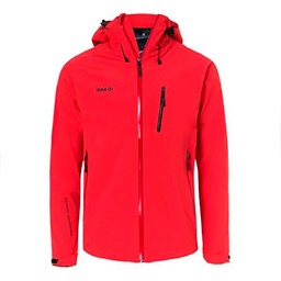 Izas Olson Chaqueta Impermeable, Hombre, Rojo/Negro, M