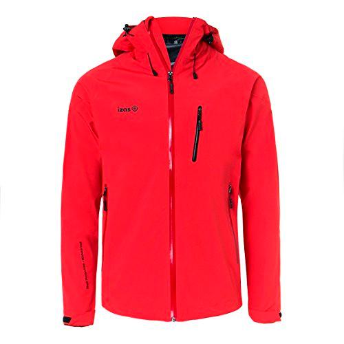 Izas Olson Chaqueta Impermeable, Hombre, Rojo/Negro, M