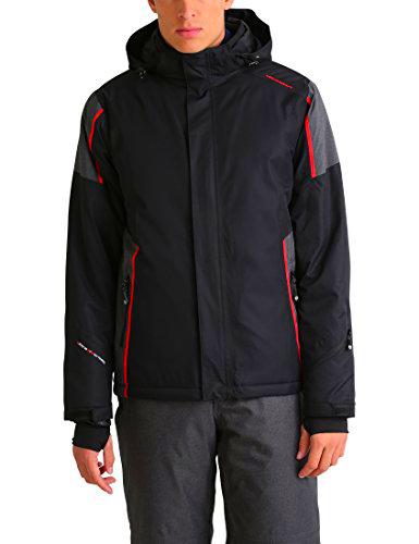 Ultrasport Chaqueta Deportiva para Hombre Davos - Chaqueta Softshell para Hombre con Capucha Ajustable y Extraíble