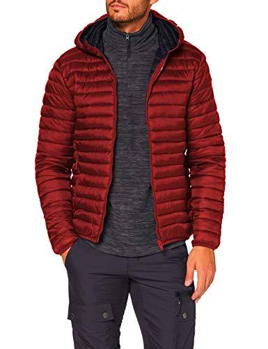 CMP Burgundy - Chaqueta impermeable con capucha para hombre