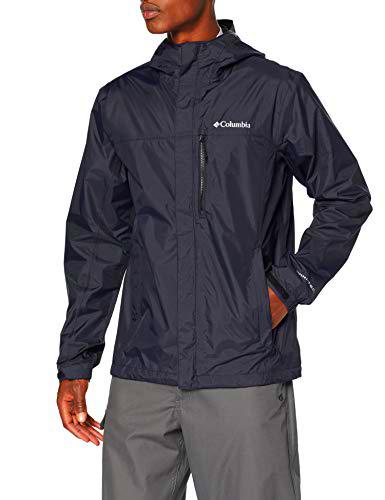 Columbia Pouring Adventure Chaqueta para Hombre, Negro, XL