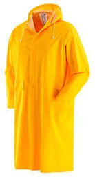 NERI Abrigo impermeable amarillo L [negro]