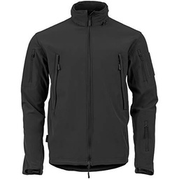 HIGHLANDER Tactical Chaqueta, Hombre, Negro, Extra-Large