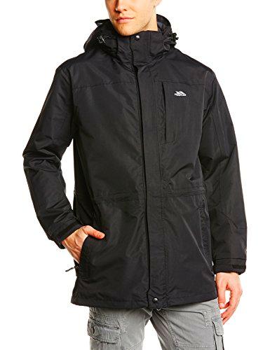 Trespass Edwin, Chubasquero para hombre, negro (black), XXS