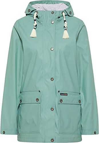 SCHMUDDELWEDDA 4063523638323 Chaqueta para Lluvia, Menta ahumada