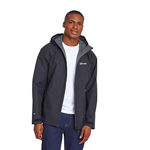 Berghaus Paclite 2.0 Chaqueta Impermeable, Hombre, Negro (Black/Black), Small