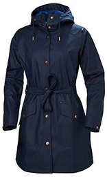 Helly Hansen W Kirkwall Raincoat Jacket, Mujer, Azul Navy, XS