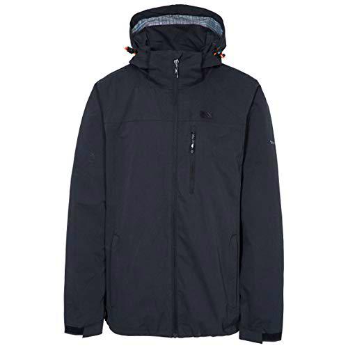 Trespass WEIR - Chaqueta impermeable para hombre con capucha oculta