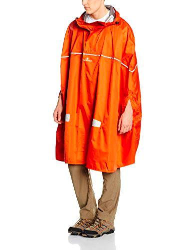 Ferrino Dryride Poncho, Unisex Adulto, Orange, Talla Única