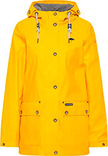 SCHMUDDELWEDDA 4063523638514 Chaqueta para Lluvia, Amarillo Solar