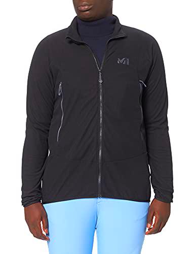 MILLET K Lightgrid Jkt M Fleece Jacket, Mens, Black-Noir, S