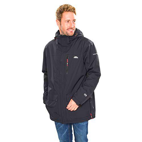 Trespass Tp75 Gandale Chaqueta, Hombre, Negro, Extra-Small