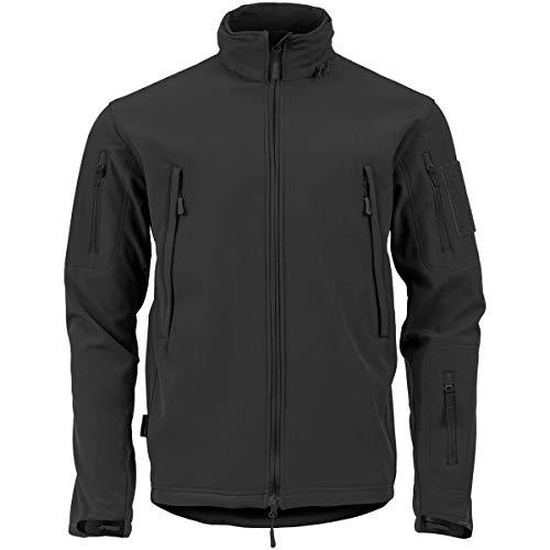 HIGHLANDER Tactical Chaqueta, Hombre, Negro, Large