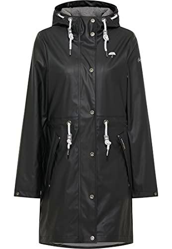 SCHMUDDELWEDDA 4063523638668 Abrigo para Lluvia, Negro