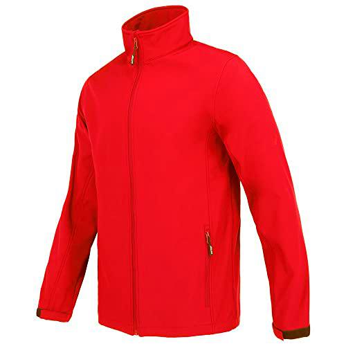 Joluvi Hombre Mengali Segunda Capa Chaqueta, Talla 14, Rojo