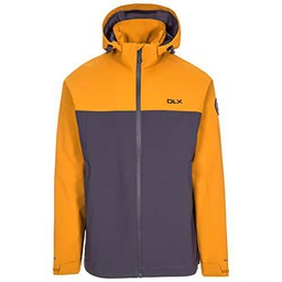 DLX Marton Chaqueta Impermeable con Capucha Ajustable con Cremallera