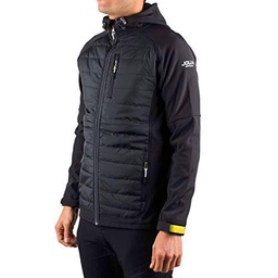 Joluvi 235503001001M Chaqueta, Negro/Negro, Mediano Men's