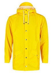 RAINS Waterproof Short Chaqueta, Amarillo, XXS/XS para Hombre