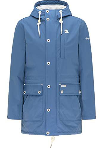 SCHMUDDELWEDDA 36312117 Chaqueta para Lluvia, Azul grisáceo