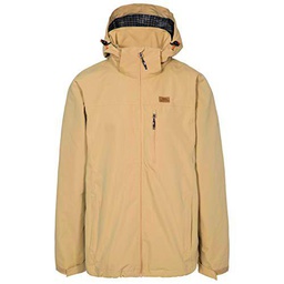 Trespass Chaqueta impermeable Weir para hombre con capucha oculta